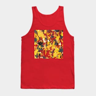 Childhood Sunset Abstract Painting Tank Top